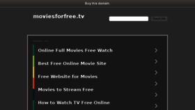 What Moviesforfree.tv website looked like in 2017 (6 years ago)