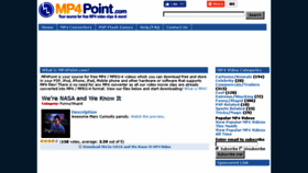 What Mp4point.com website looked like in 2017 (6 years ago)