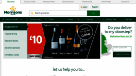 What Morrisons.co.uk website looked like in 2017 (6 years ago)