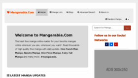 What Mangarabia.com website looked like in 2017 (6 years ago)