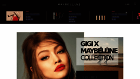 What Maybelline.co.kr website looked like in 2017 (6 years ago)