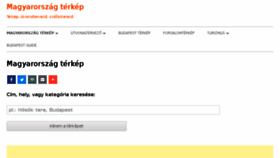 What Magyarorszag-terkep.hu website looked like in 2017 (6 years ago)