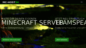 What Mc-host24.de website looked like in 2017 (7 years ago)