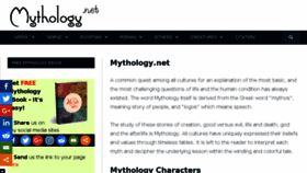 What Mythology.net website looked like in 2017 (6 years ago)