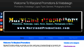 What Marylandpromotions.com website looked like in 2017 (6 years ago)
