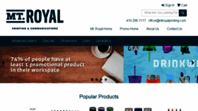 What Mtroyalpromos.com website looked like in 2017 (6 years ago)