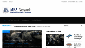 What Mbanetwork.co.za website looked like in 2017 (6 years ago)