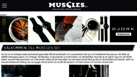 What Muscles.se website looked like in 2017 (6 years ago)