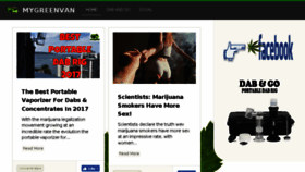 What Mygreenvan.com website looked like in 2017 (6 years ago)