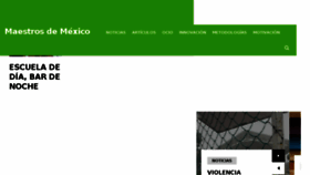 What Maestrosdemexico.com website looked like in 2017 (6 years ago)