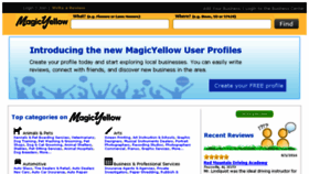 What Magicyellow.com website looked like in 2017 (6 years ago)