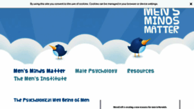What Mensmindsmatter.org website looked like in 2017 (6 years ago)