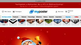 What Myposter.it website looked like in 2017 (6 years ago)