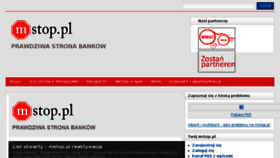 What Mstop.pl website looked like in 2017 (6 years ago)