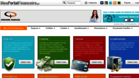 What Meuportalfinanceiro.pt website looked like in 2017 (6 years ago)