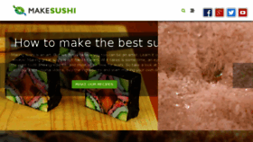 What Makesushi.com website looked like in 2017 (6 years ago)