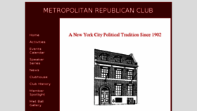 What Metclubnyc.org website looked like in 2017 (6 years ago)