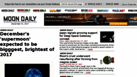 What Moondaily.com website looked like in 2017 (6 years ago)