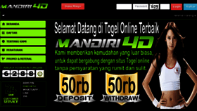 What Mandiri4d.com website looked like in 2017 (6 years ago)