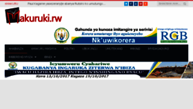 What Makuruki.rw website looked like in 2017 (6 years ago)