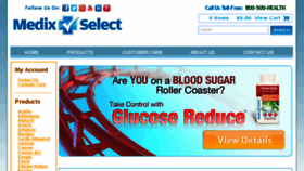 What Medixselect.com website looked like in 2017 (6 years ago)