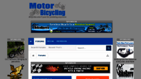 What Motorbicycling.com website looked like in 2017 (6 years ago)