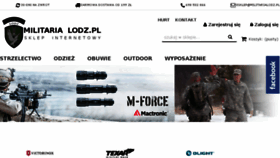 What Militarialodz.pl website looked like in 2017 (6 years ago)