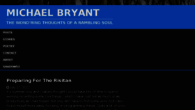 What Mnbryant.com website looked like in 2017 (6 years ago)