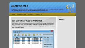 What Musictomp3.org website looked like in 2017 (6 years ago)