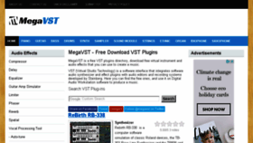 What Megavst.com website looked like in 2017 (6 years ago)