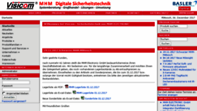 What Mhm-electronic.de website looked like in 2017 (6 years ago)