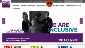 What Muir.org.uk website looked like in 2017 (6 years ago)