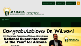 What Maranausd.org website looked like in 2017 (7 years ago)