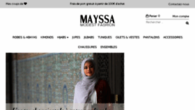 What Mayssa.fr website looked like in 2017 (6 years ago)