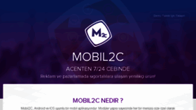 What Mobil2c.com website looked like in 2017 (6 years ago)