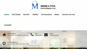 What Medicaviva.it website looked like in 2017 (6 years ago)