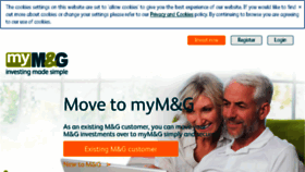 What Mymandg.co.uk website looked like in 2017 (6 years ago)