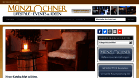 What Muenzlochner.de website looked like in 2017 (6 years ago)