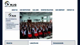 What Mjqeducation.edu.kh website looked like in 2017 (6 years ago)
