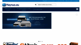 What Maynuo.eu website looked like in 2017 (6 years ago)