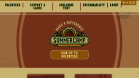 What Makeadifference.summercampfestival.com website looked like in 2017 (6 years ago)