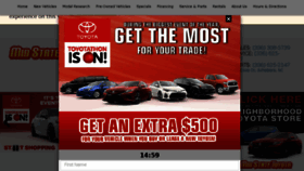What Midstatetoyota.com website looked like in 2017 (6 years ago)