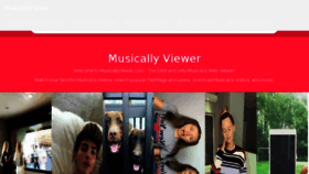 What Musicallyviewer.com website looked like in 2017 (6 years ago)