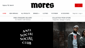 What Mores-studio.com website looked like in 2017 (6 years ago)