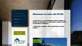 What Mcap.fr website looked like in 2017 (6 years ago)