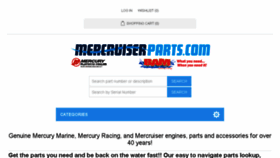 What Mercruiserparts.com website looked like in 2017 (6 years ago)