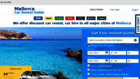 What Mallorcacar.com website looked like in 2017 (6 years ago)