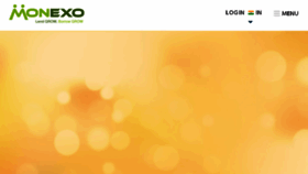 What Monexo.co website looked like in 2017 (6 years ago)