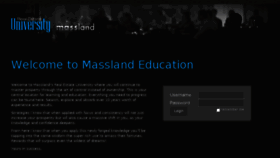 What Masslandeducation.com.au website looked like in 2017 (6 years ago)