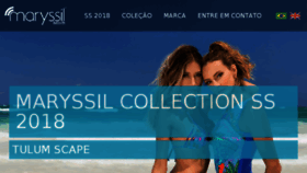 What Maryssil.com.br website looked like in 2017 (6 years ago)